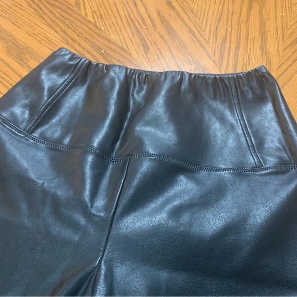 Wilfred Free pants, small, black faux leather. Aritzia black pants - Picture 2 of 8